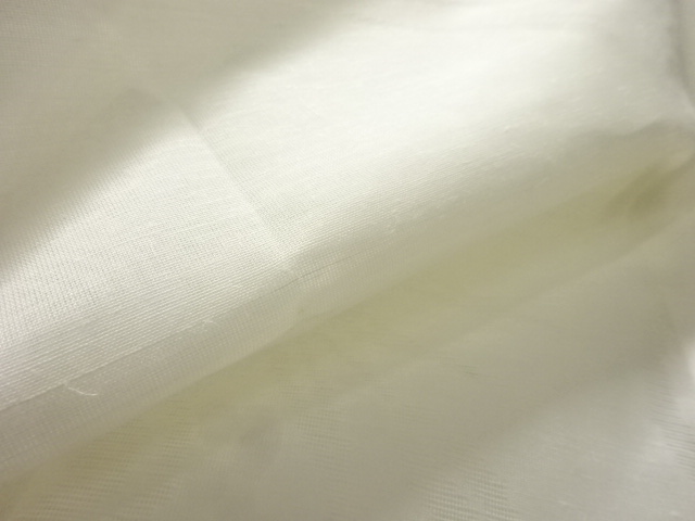  アンティーク　透かし織流水に笹模様夏用長襦袢